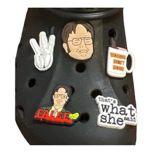 The Office Shoe Charms Set of 11 CROC Style Jibbitz Charms